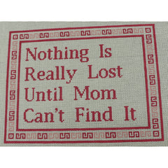 KKP186C Nothing is Lost Until Mom Can't Find it - Pink 8.375 x 10.625