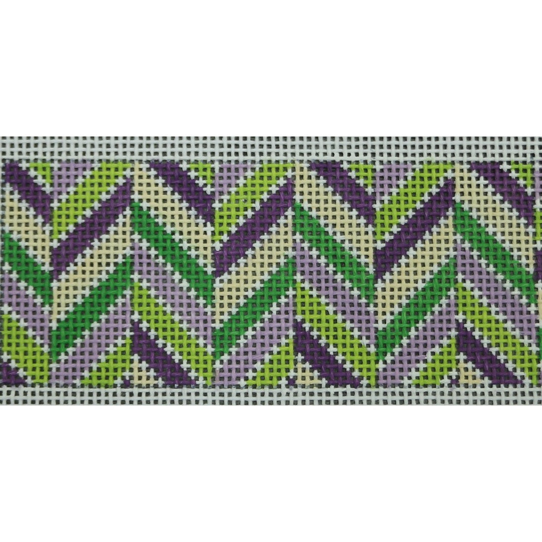 KKSGS10C Chevron Purples, Greens, and Yellow Sunglass Strap 1.5 x 12.25