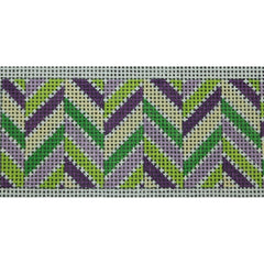 KKSGS10C Chevron Purples, Greens, and Yellow Sunglass Strap 1.5 x 12.25