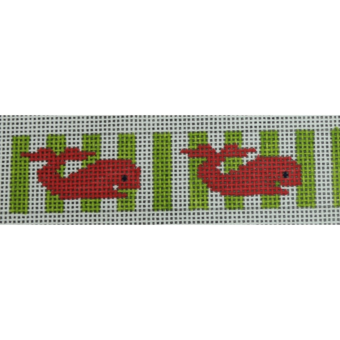 KKSGS9D Pink Whales on Lime Stripes Sunglass Strap 1 x 12.25