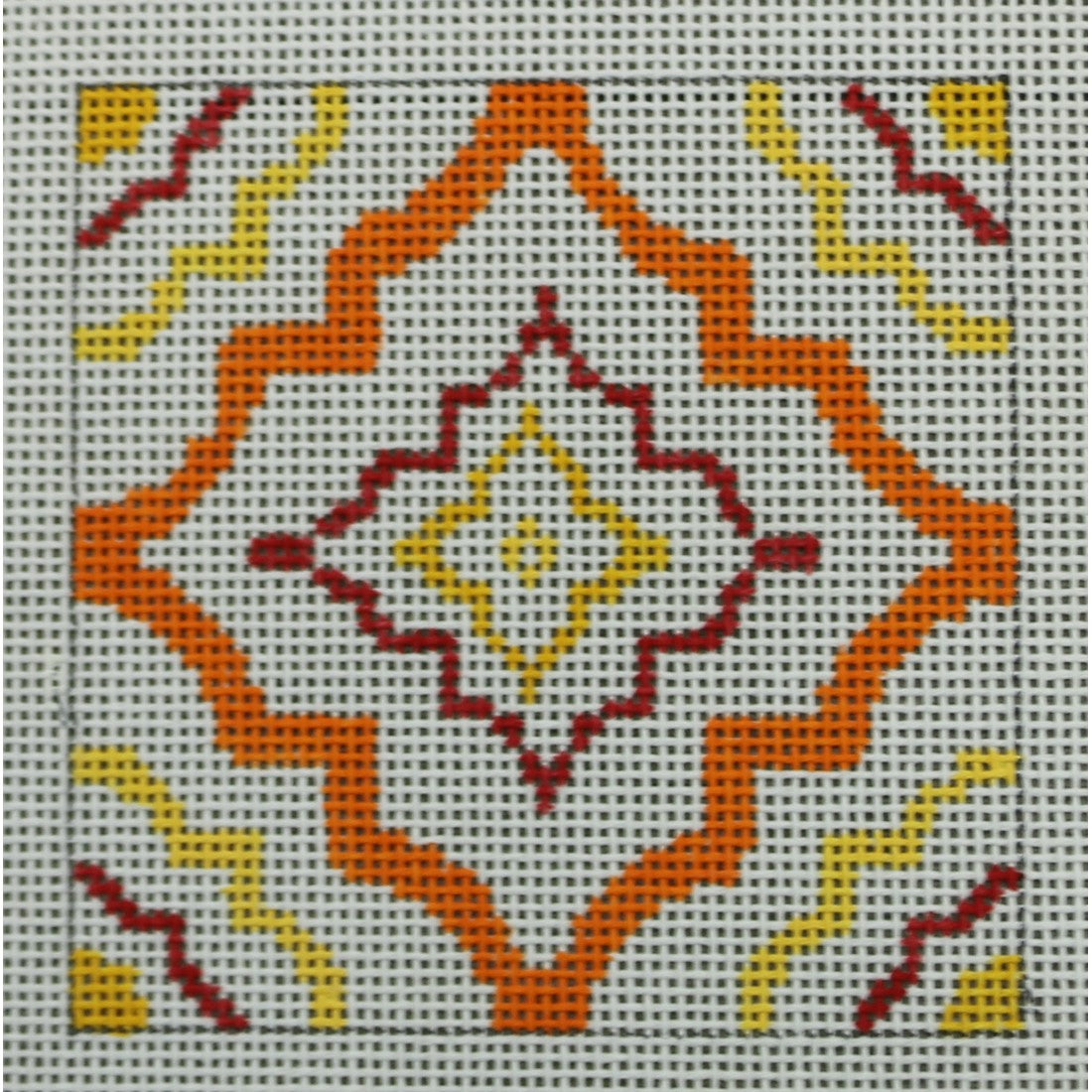 KKSS33 Orange Tile 3.25" square