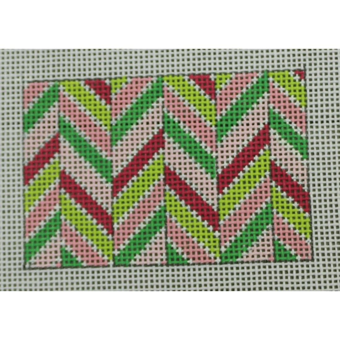 KKWCC29 Chevron Multi Pinks and Greens Wallet Case 2 x 3.125