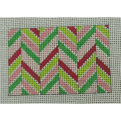 KKWCC29 Chevron Multi Pinks and Greens Wallet Case 2 x 3.125