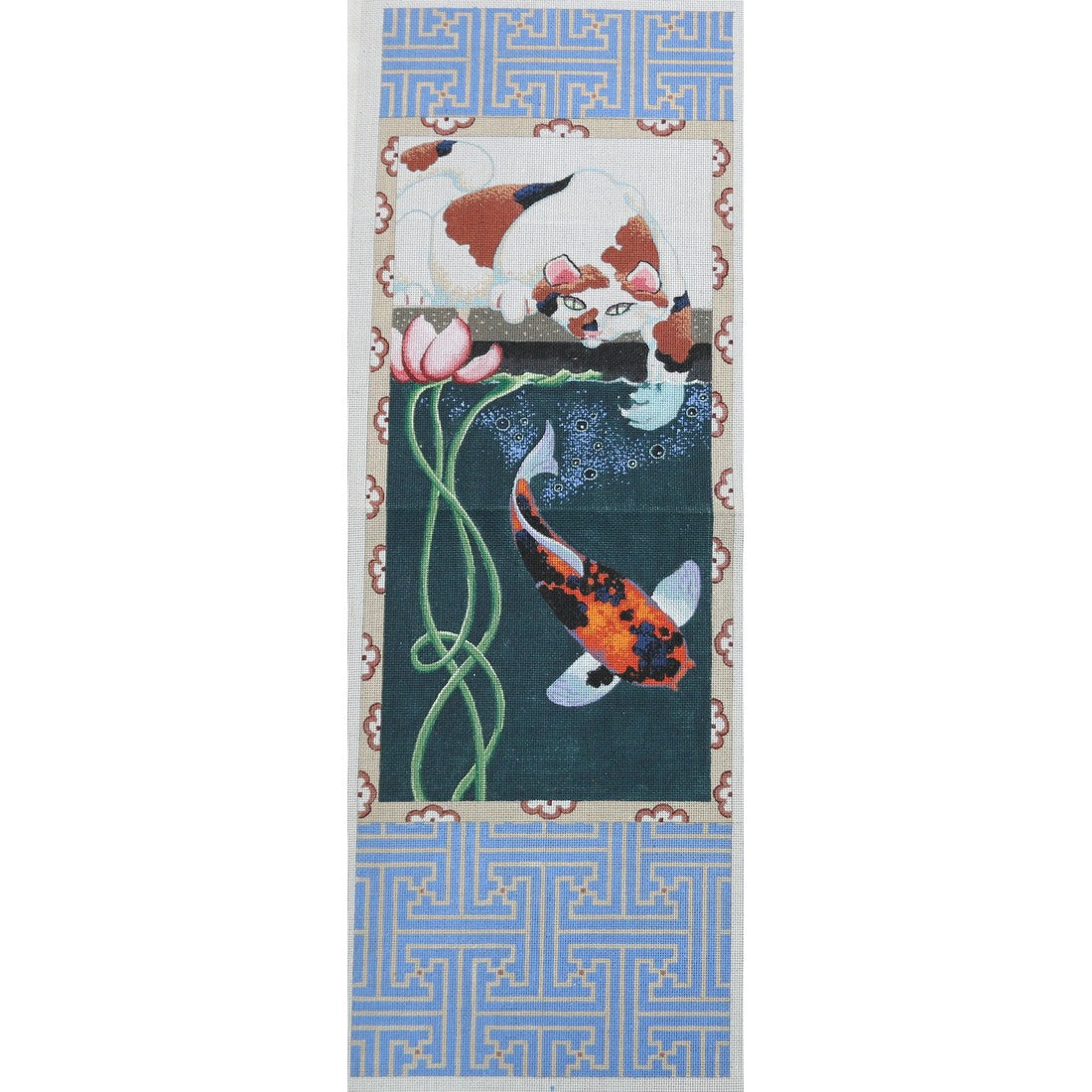 M-156 Cat/Koi Scroll