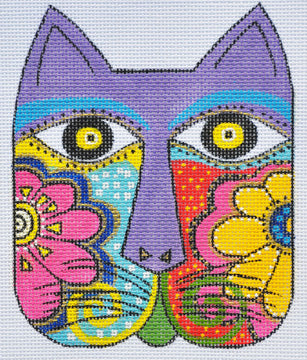 LB-102 Floral Cat Face