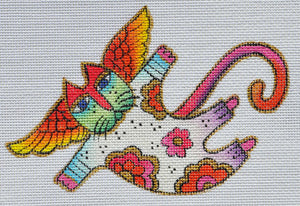 LB-127 Floral Angel Cat