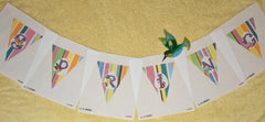 LL-BUN-0320s SPRING Garland -- 6 Individual Canvases