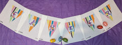 LL-BUN-0320b EASTER Garland -- 6 Individual Canvases