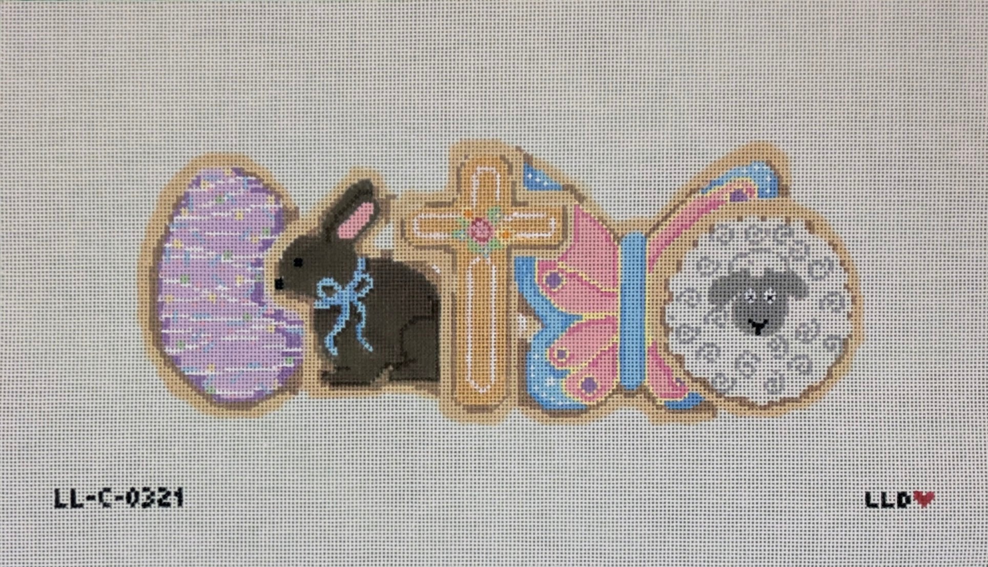 LL-C-0321 Easter Cross Cookies Row
