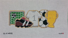 LL-C-4932 Soccer Cookies Row