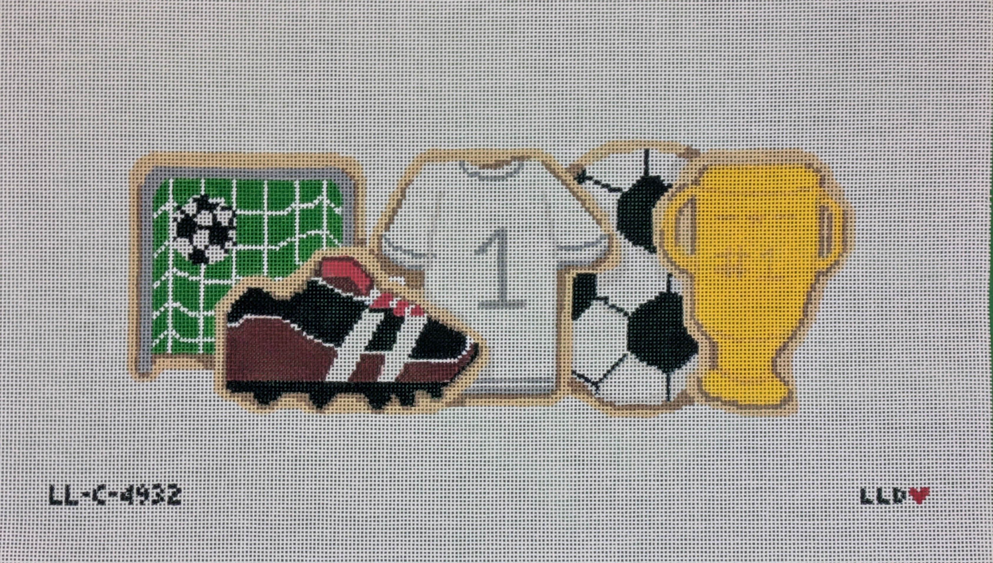 LL-C-4932 Soccer Cookies Row