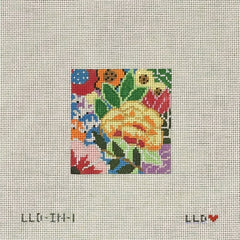 LLD-IN-1 Rainbow Floral Square Insert 3"