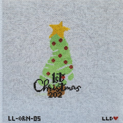 LL-ORN-05 Baby's First Xmas Tree/Foot Green