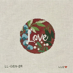 LL_ORN-09 Botanical Love--red