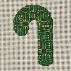 LL-ORN-40 Circuit Board Candy Cane