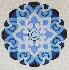 LL-PW-17B Pink Mandala Flower Pillow