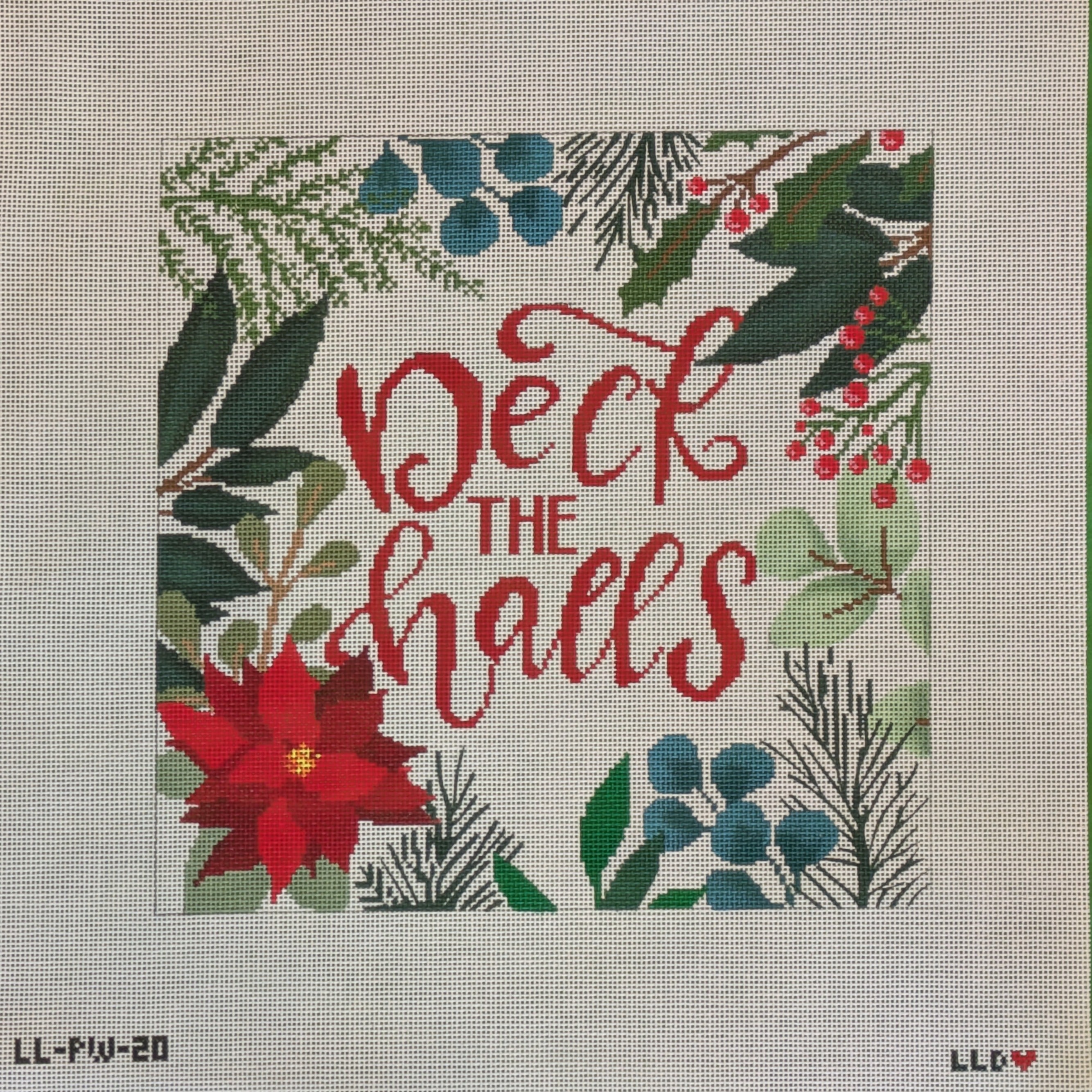 LL-PW-20 Deck the Halls Pillow