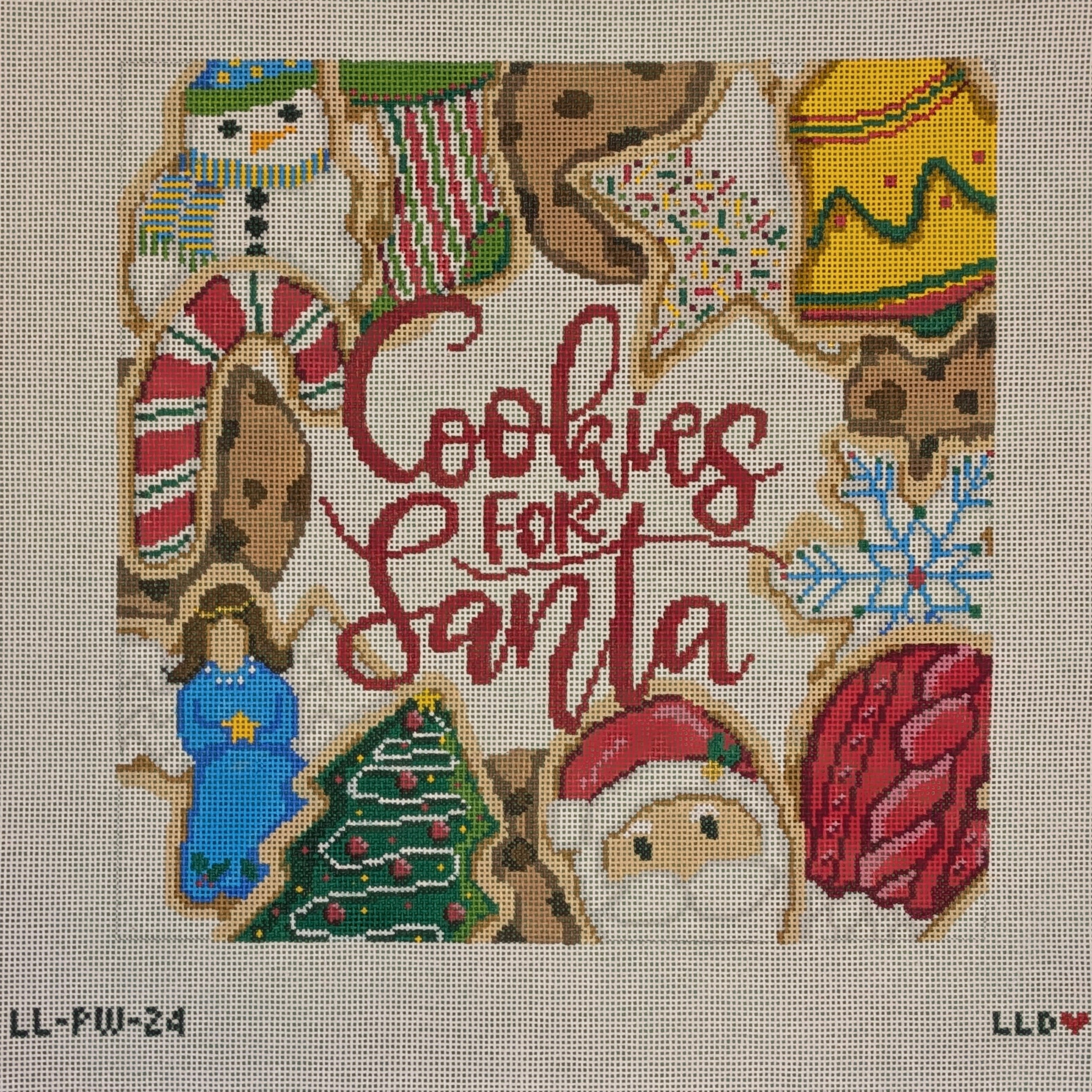 LL-PW-24 Cookies for Santa Pillow 13