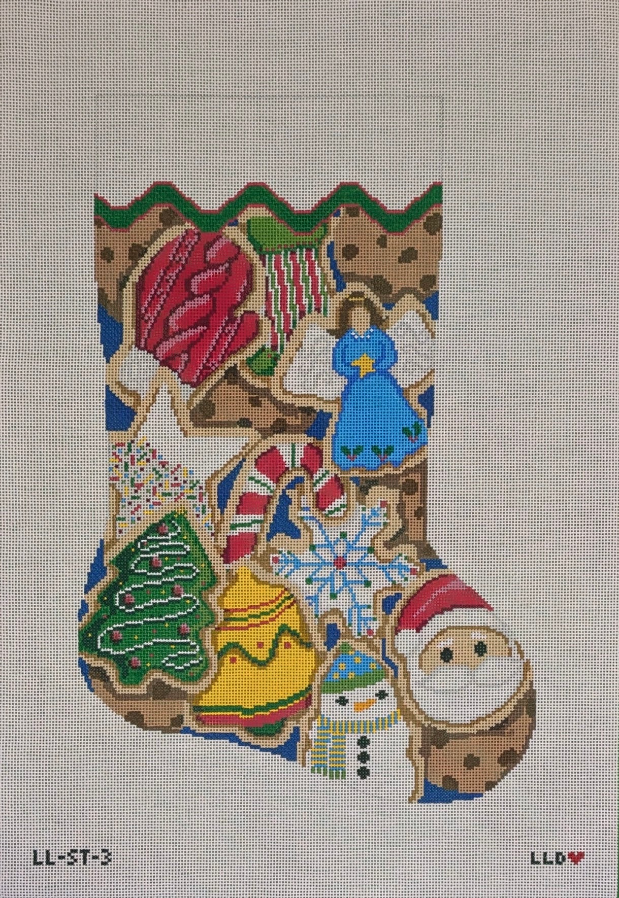 LL-ST-3 Christmas Cookies Stocking