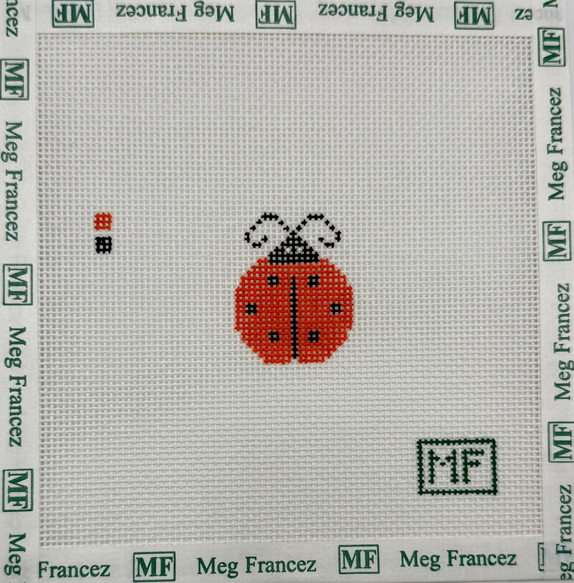 MFN Orange Ladybug Mini Bag Charm
