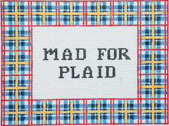 Hello Tess HT104-18 Mad for Plaid on 18 mesh