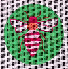 O-070 Bright Bee on Green