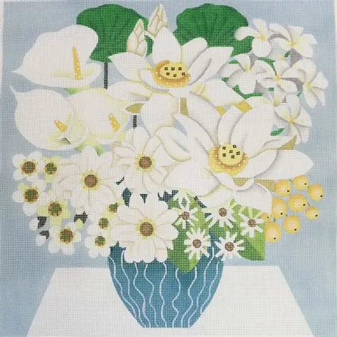 1856 Sea Blue Bouquet