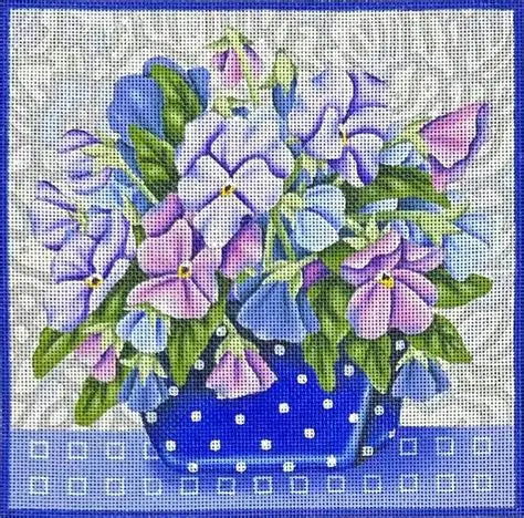 525A Pansy Pillow
