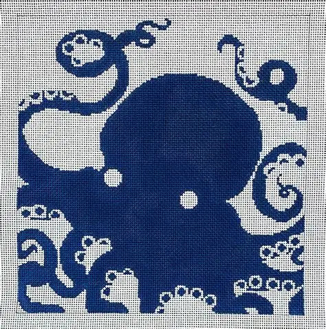 LRE-PL31 Octopus on Blue