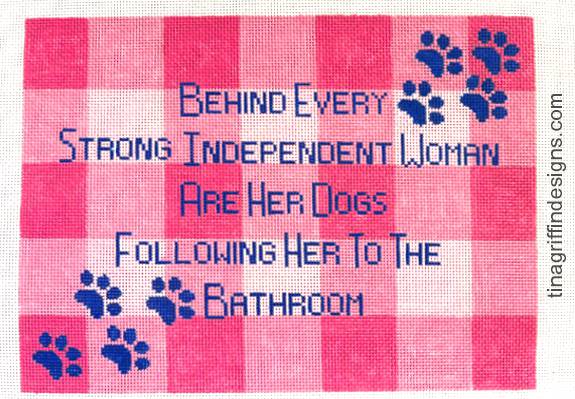 PS-010 Dogs in Bathroom
