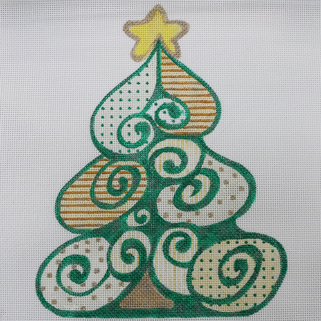 R1163 Green and Gold Tree