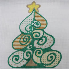 R1163 Green and Gold Tree