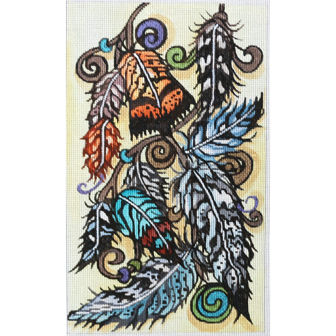 R1177 Feathers and Lei