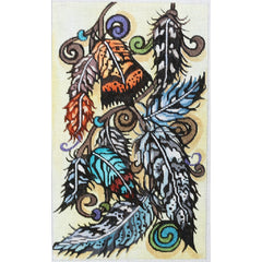 R1177 Feathers and Lei