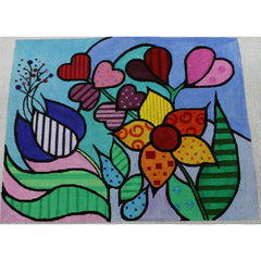 R1202 Flowers and Hearts