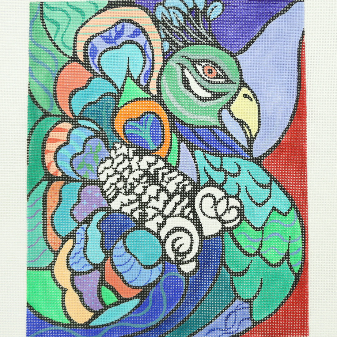 R1221 Peacock display
