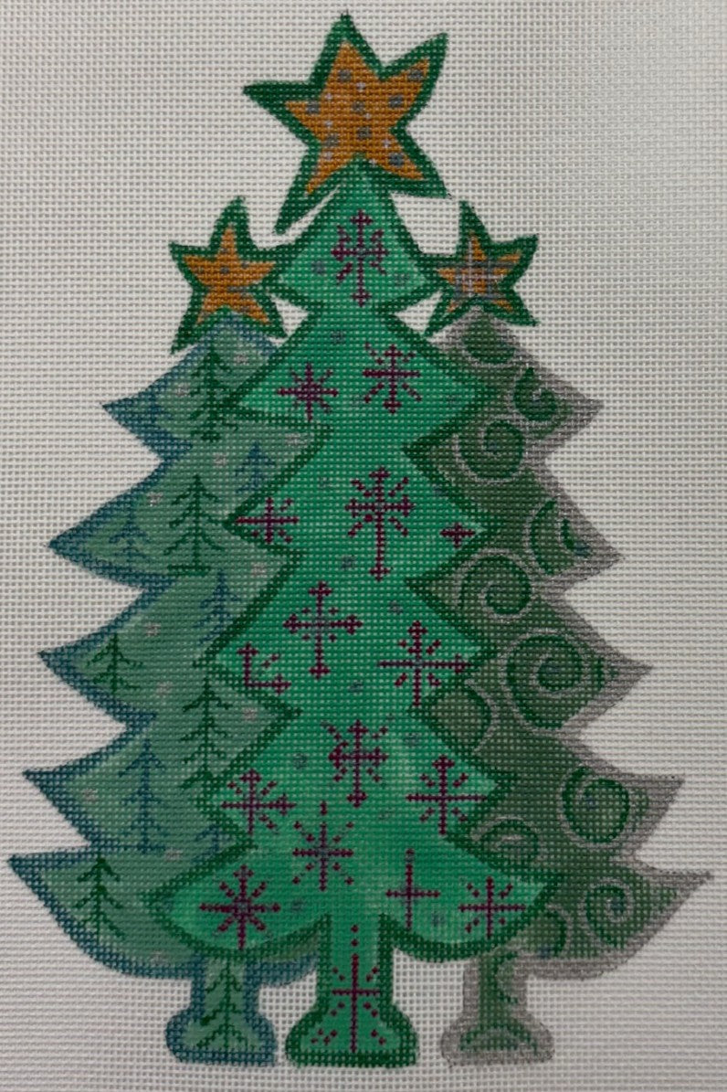 R1229 Tall Tree Trio - Greens