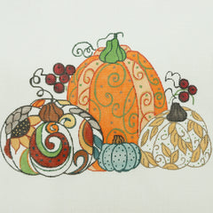 R1233 Decorative pumpkin quad