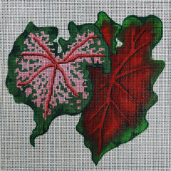 R151 Pink/Green and Red/Green Leaves