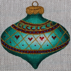 R201 Green and Red Ornament