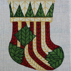 R208 Gold, Red, and Green Mini Sock