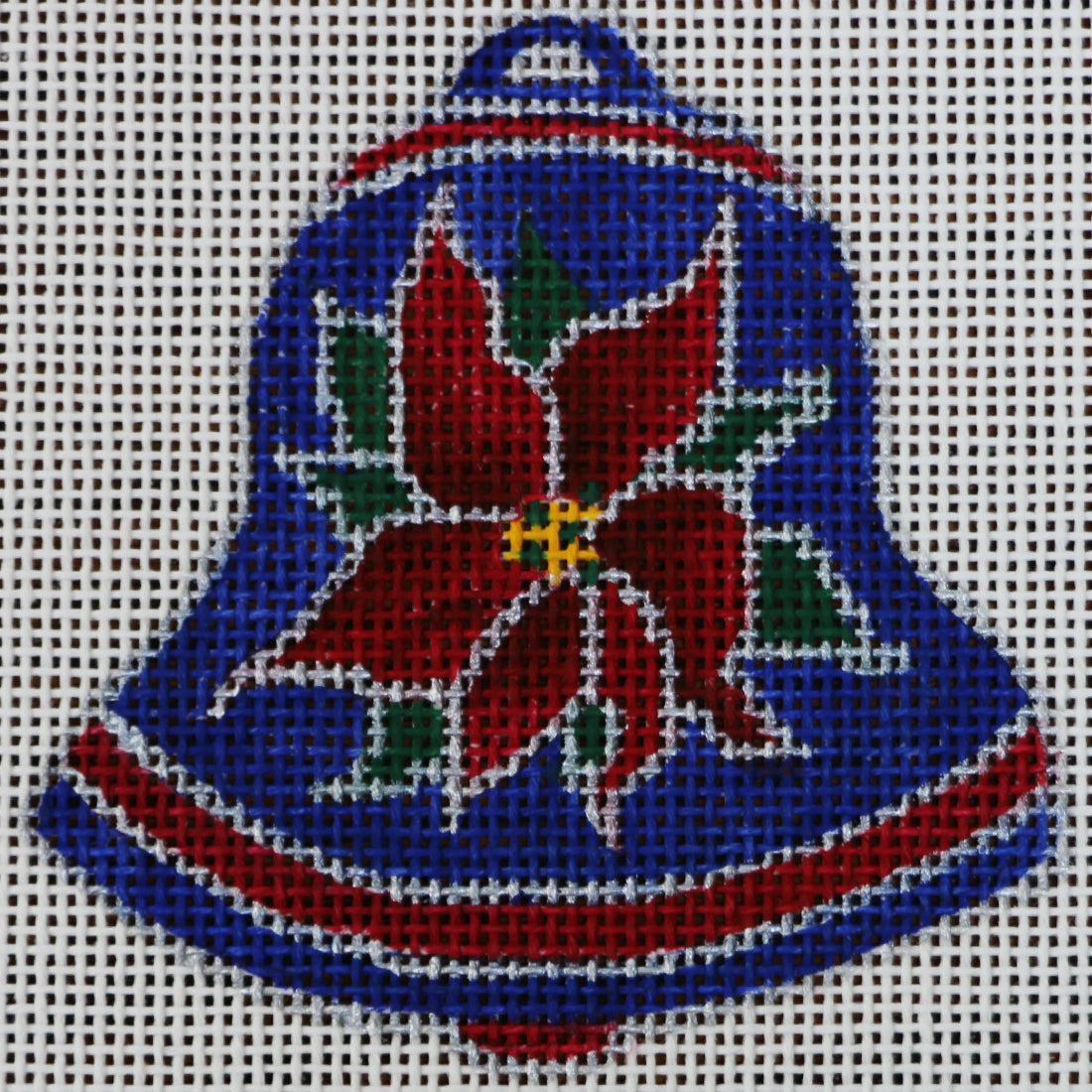 R225 Blue and Red Holly Bell