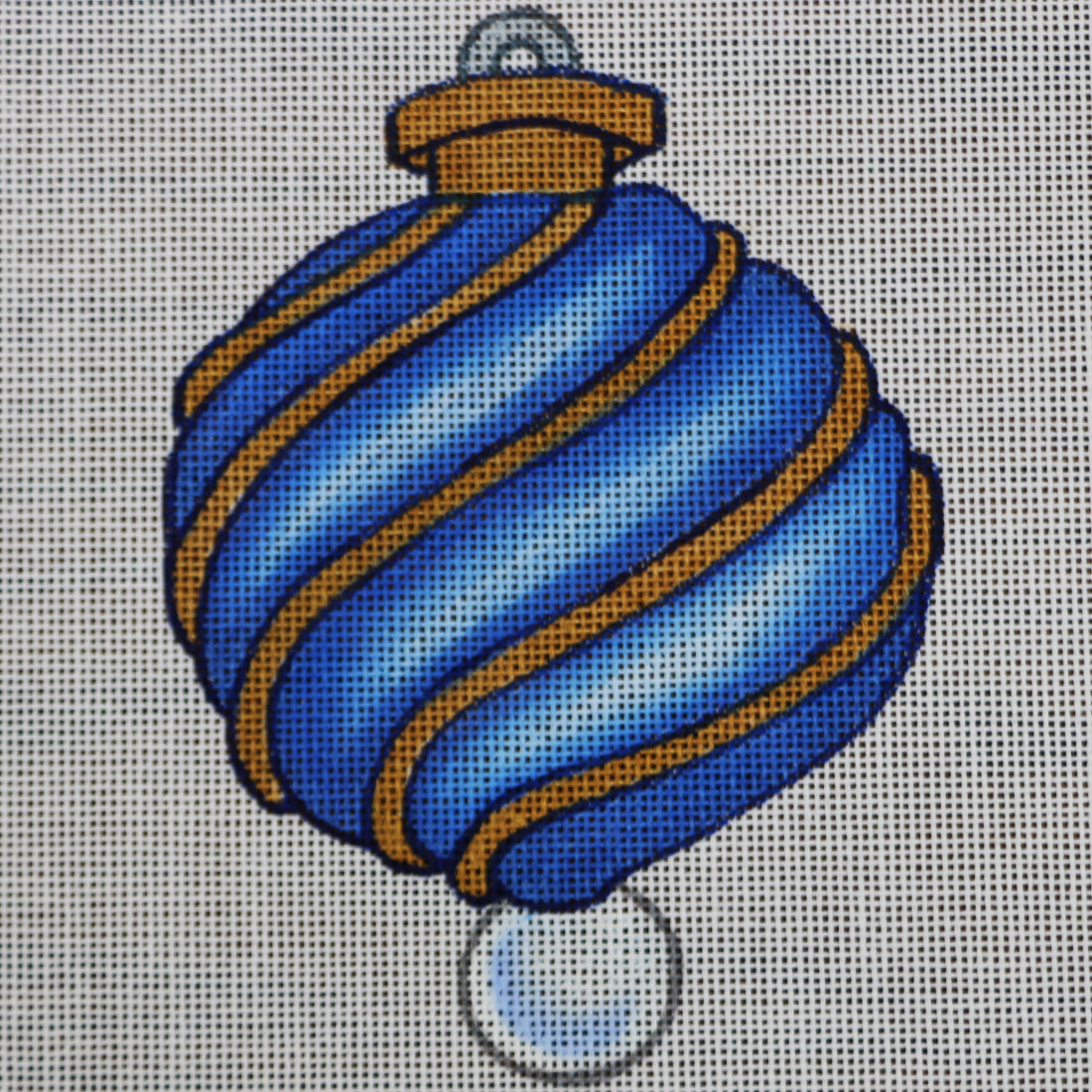R239 Blue and Gold Ornament