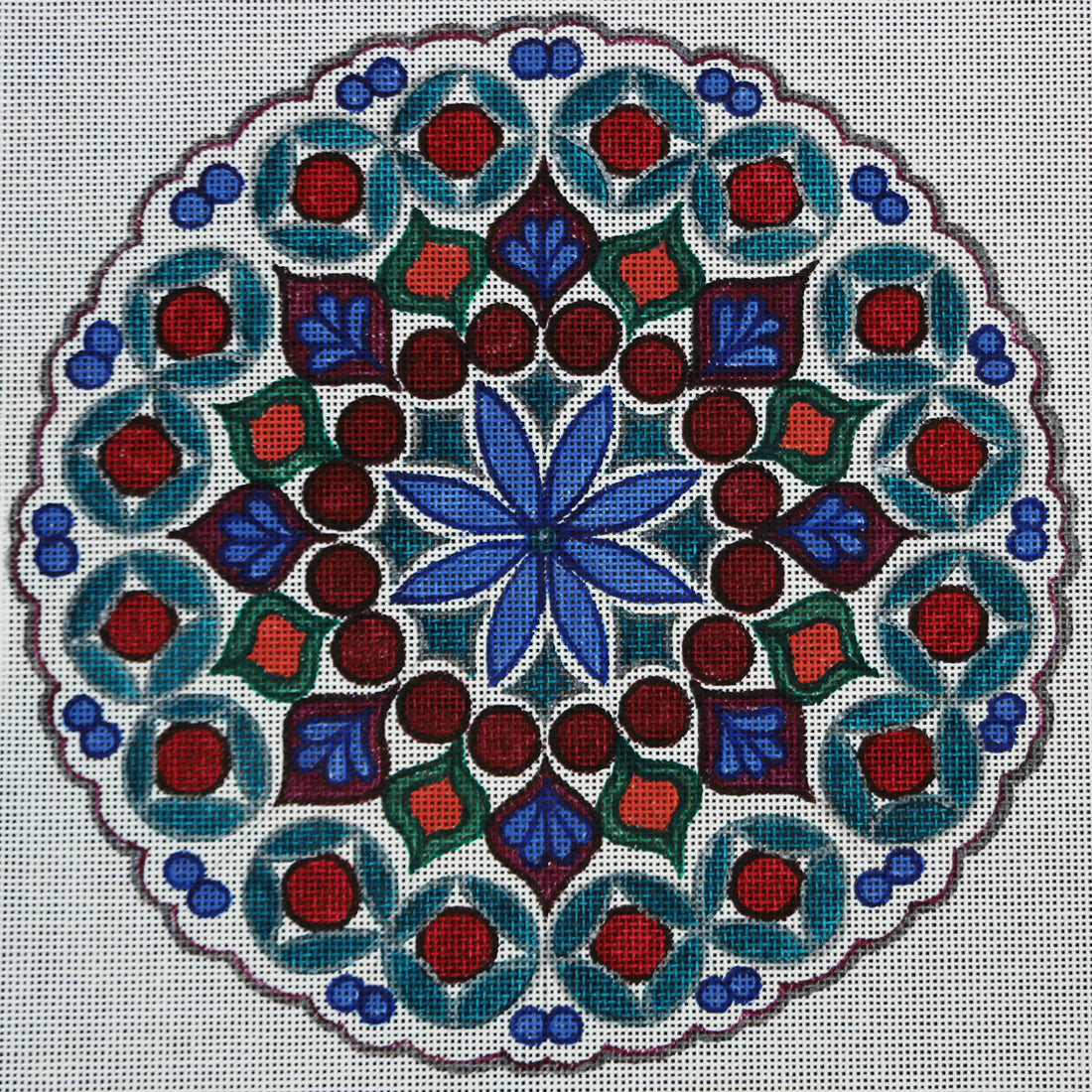 R391 Blue Flower Kaleidoscope