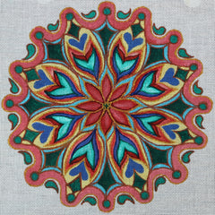 R392 Red Flower Kaleidoscope