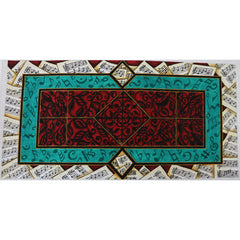 R476 Red and Green Piano Bench