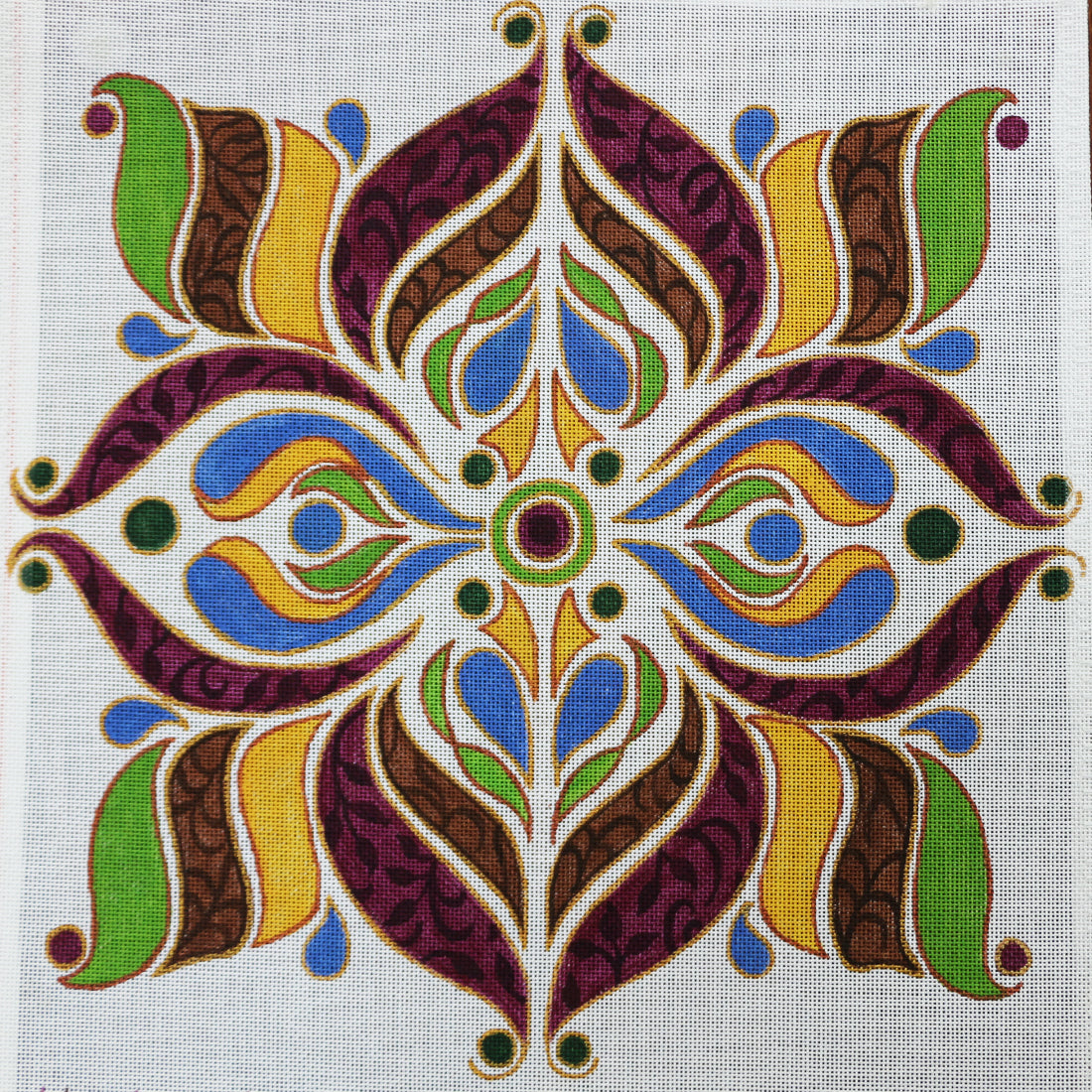 R479 Earth Tone Kaleidoscope