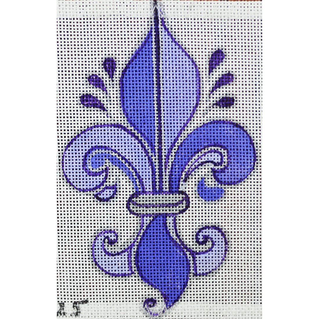 R525 Fleur De Lis-purple