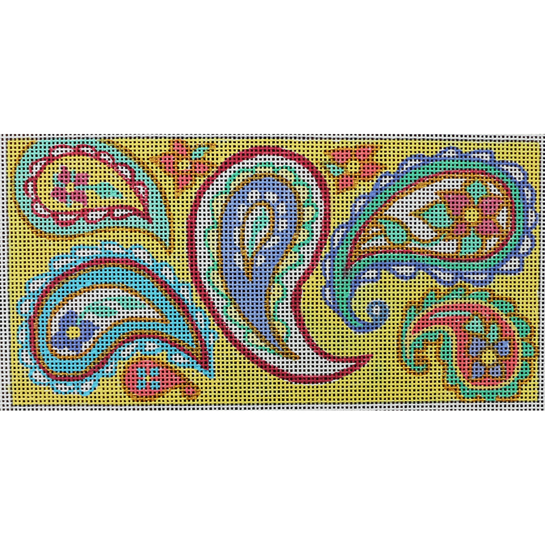 R546 yellow Paisley print