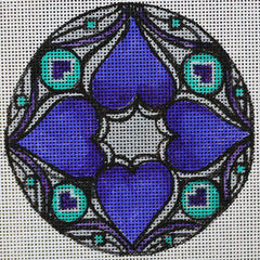 R567 kaleidoscope w/ grey, purple, and turquoise